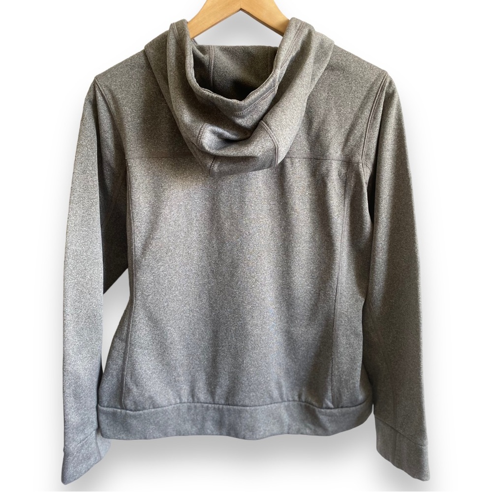 North Face Grey Full Zip Hooded Jacket Women's Medium - Picture 2 of 6